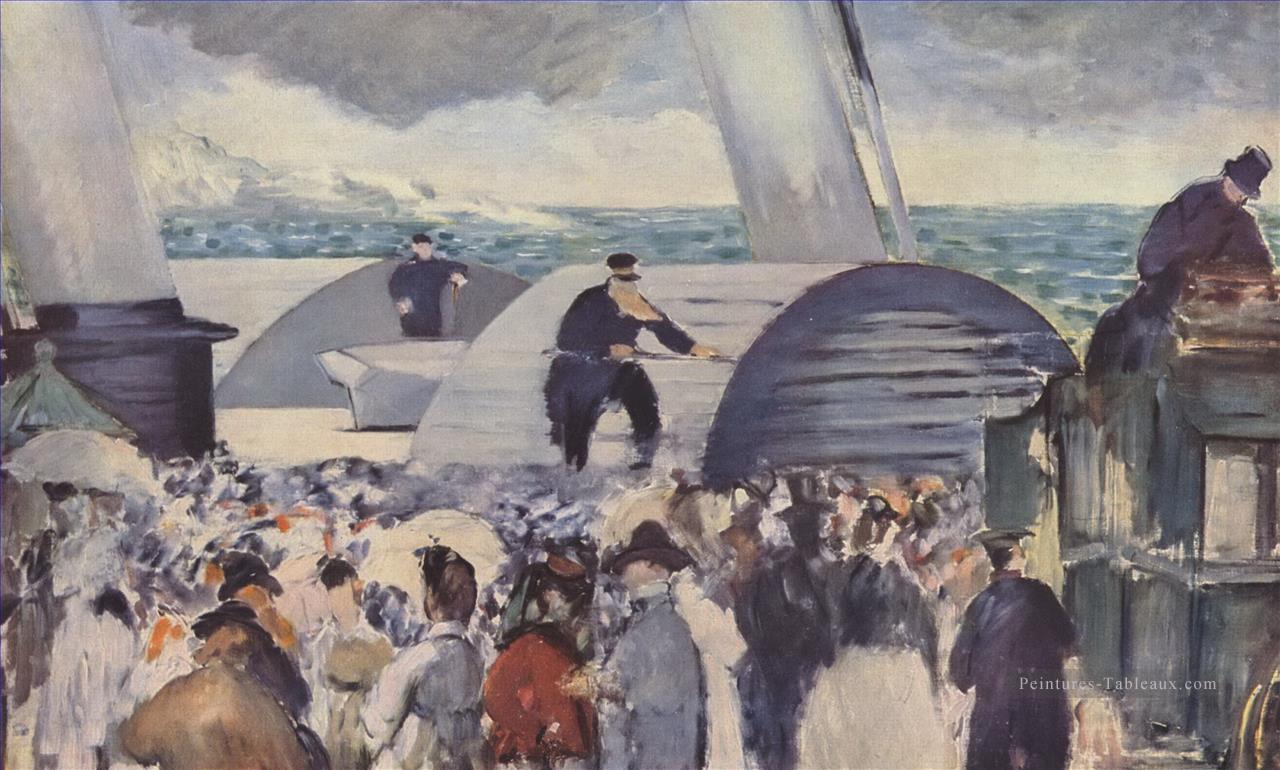 Embarquement après Folkestone Édouard Manet Peintures à l'huile